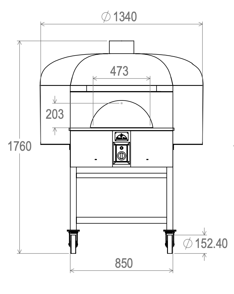 Hornos Pizza Pan Napolitano